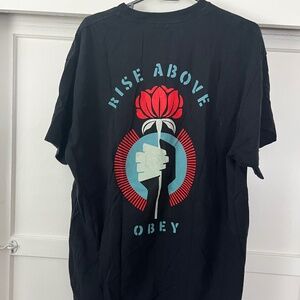 Obey Rise Above T-Shirt Mens XL